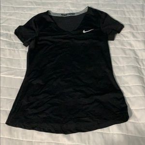 Black Nike athletic tee